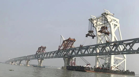 孟加拉“夢想之橋”合龍
