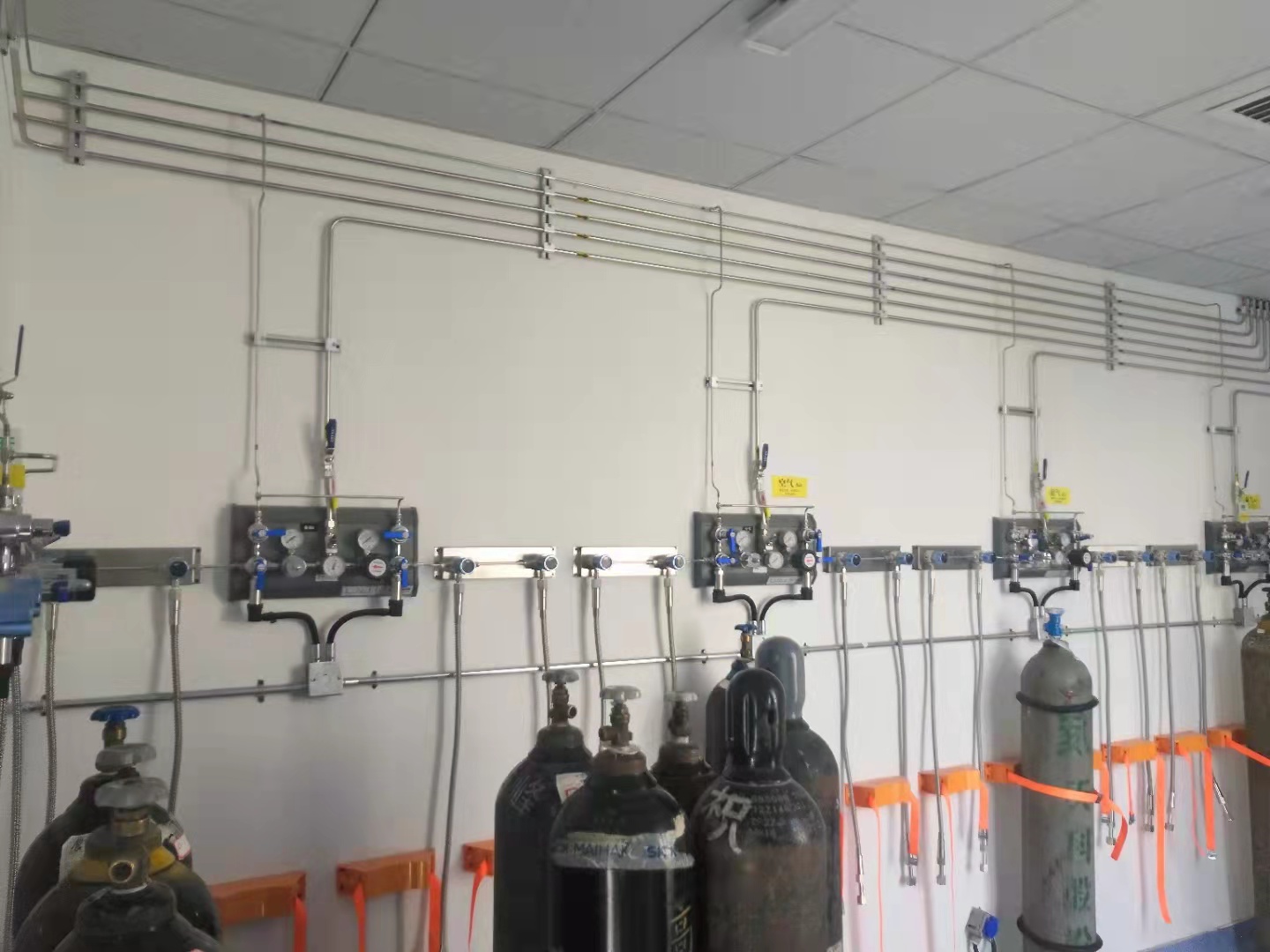 實驗室高純氣體管路系統工程