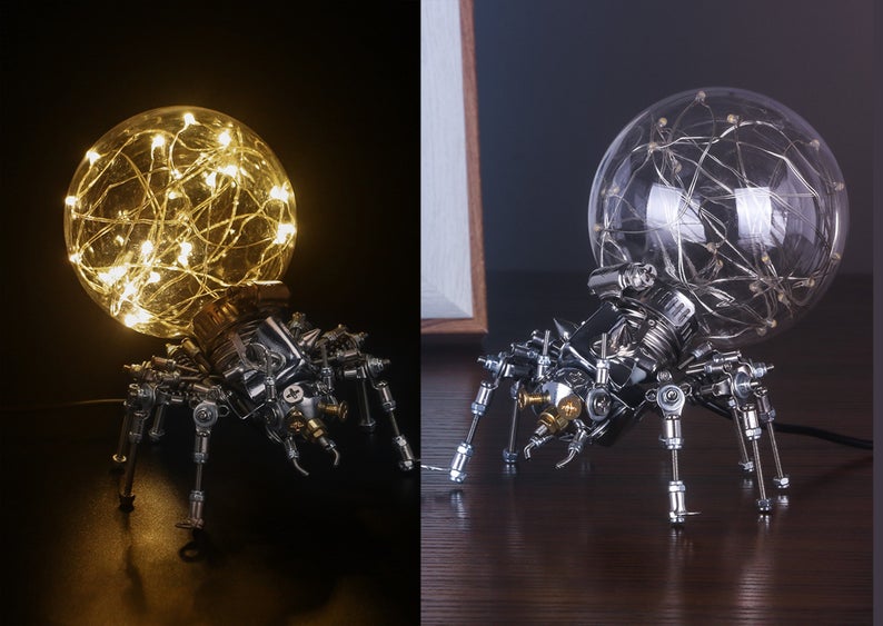 文創燈--朋克蜘蛛