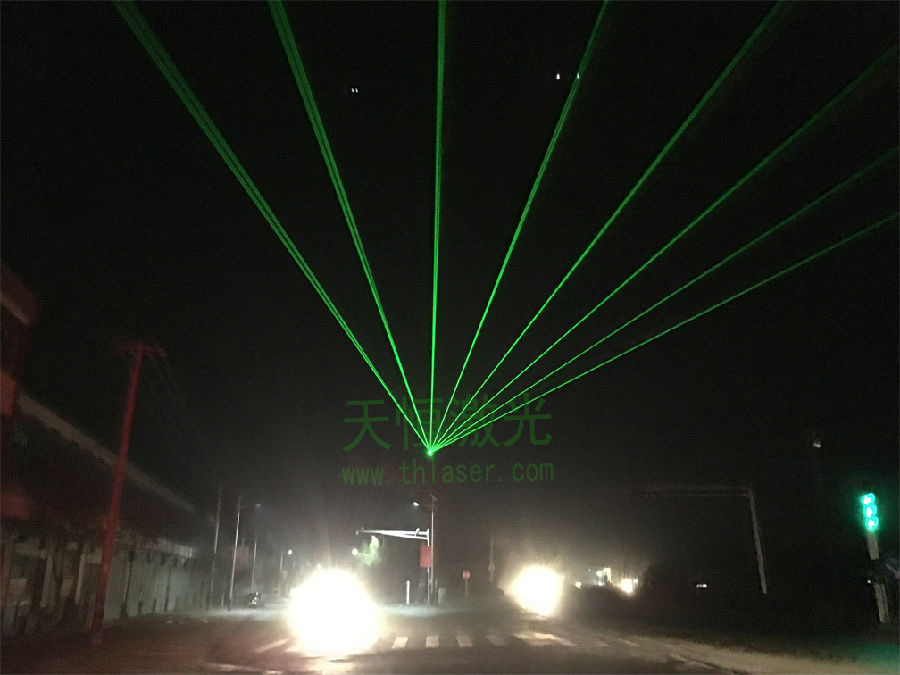 徐州市睢宁县凌城镇的一套THD-05型绿色激光地标灯
