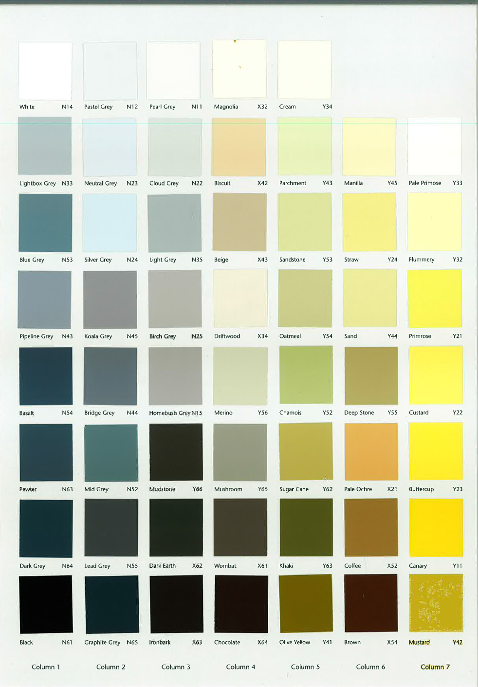 AS-2700-Colour-Chart
