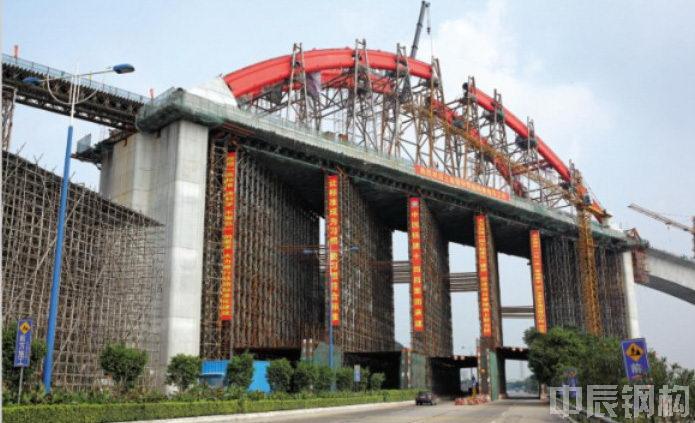 廣州番禺城際輕軌橋梁施工鋼結構支架工程
