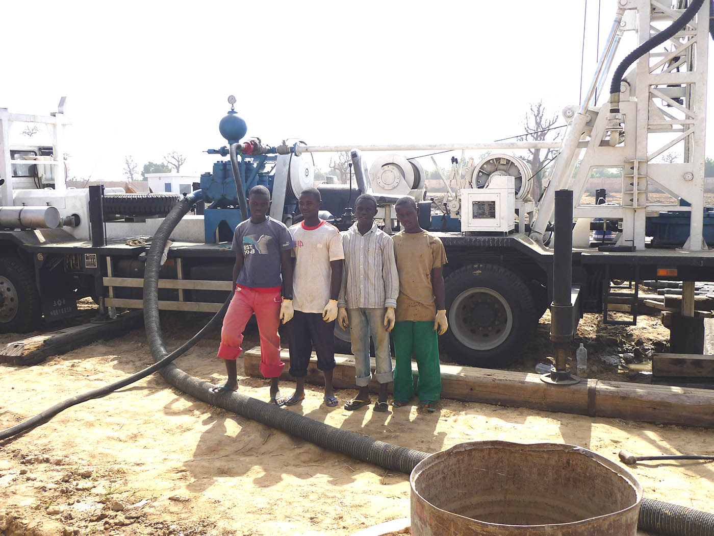 BZC350ZYII在非洲尼日利亞鉆井施工現場