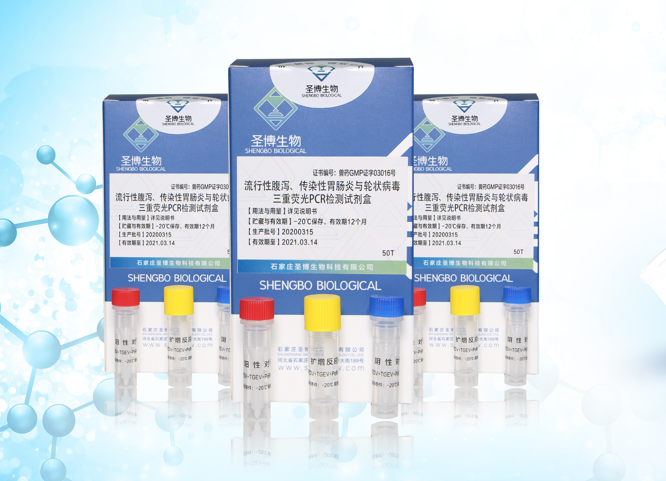 流行性腹瀉、傳染性胃腸炎與輪狀病毒三重熒光PCR檢測試劑盒
