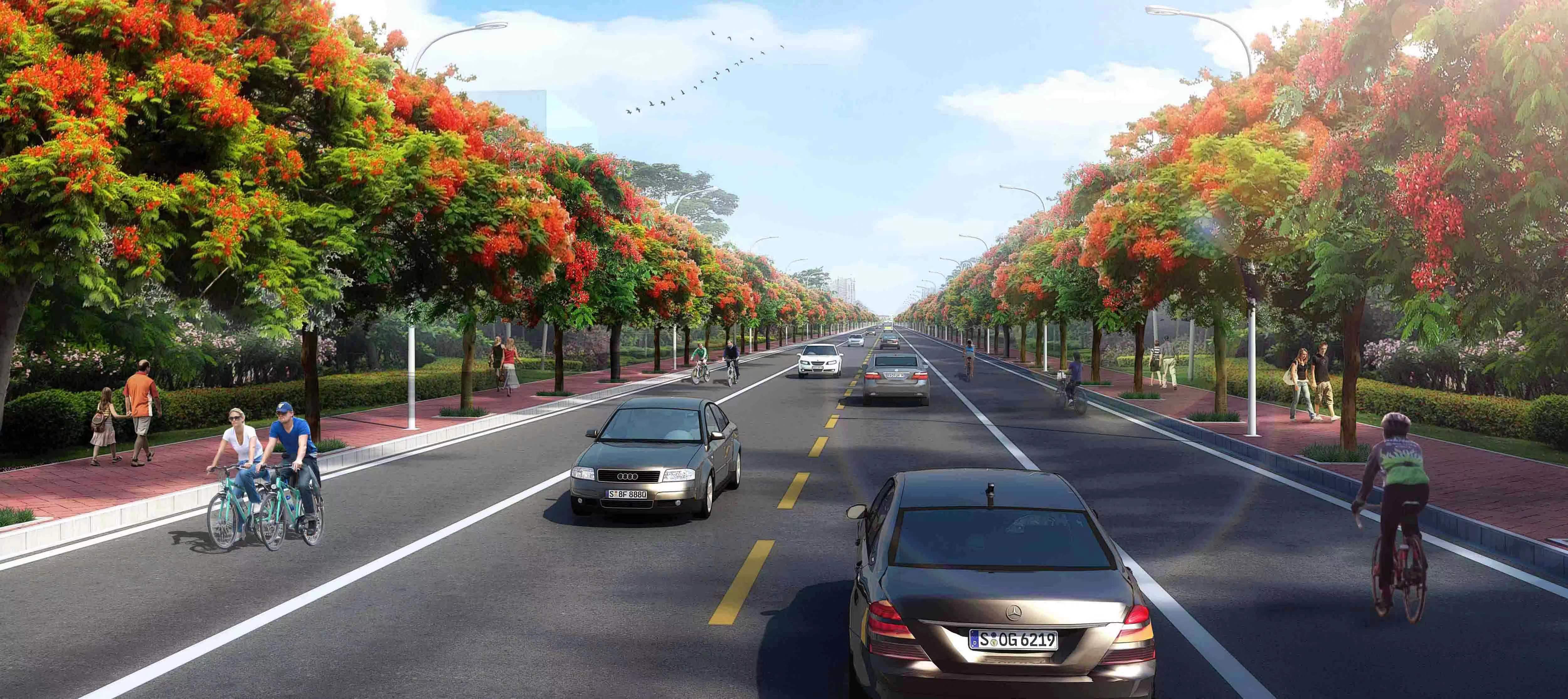 鹰潭市高新区44号路（体育馆路至G320国道段）道路工程